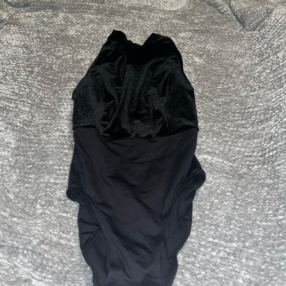 velvet black leotard- Ainsleywear P/TP - Picture 1 of 6